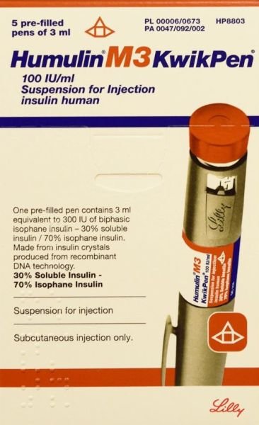 Humulin M3 KwikPen Injection