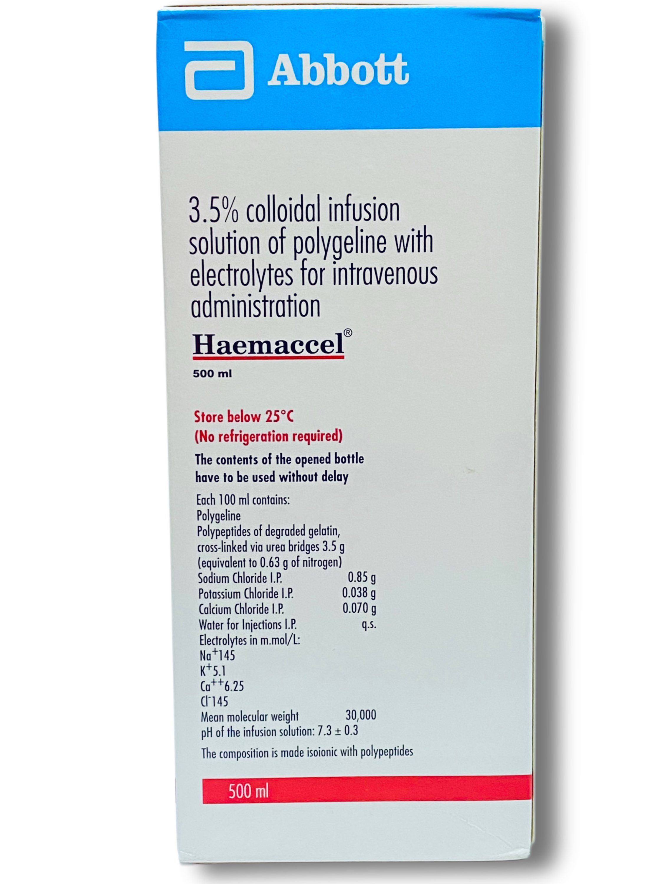 Abbott Haemaccel Infusion 500ml