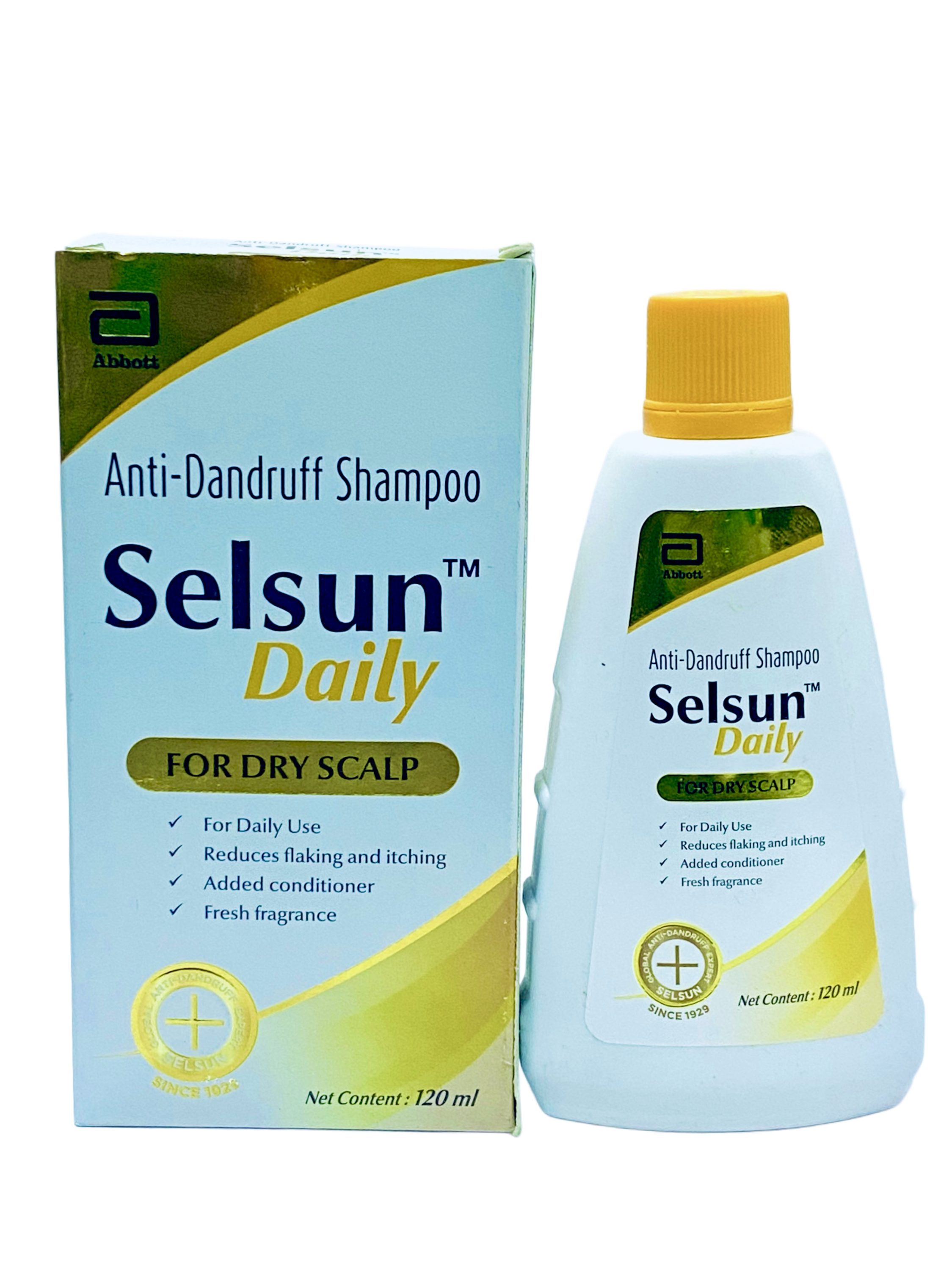 Abbott Selsun Daily Anti-Dandruff Shampoo x120ml