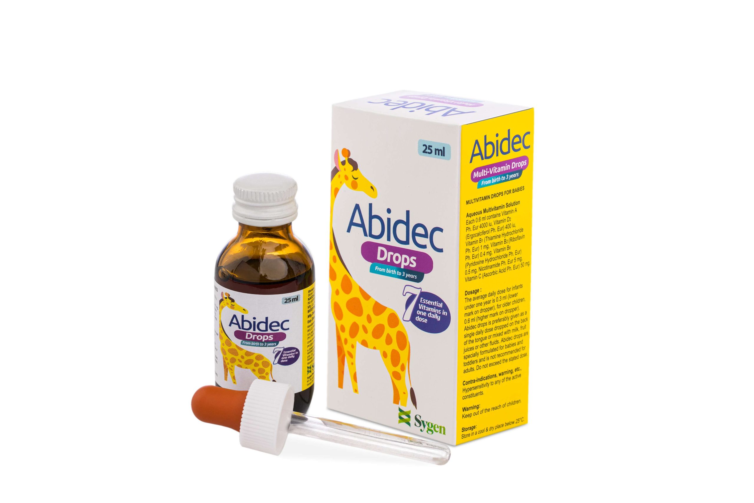 Abidec Drop Multivitamin (0-3 Years) x25ml
