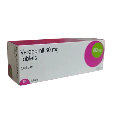 Accord Verapamil 80mg 84 tablets pack