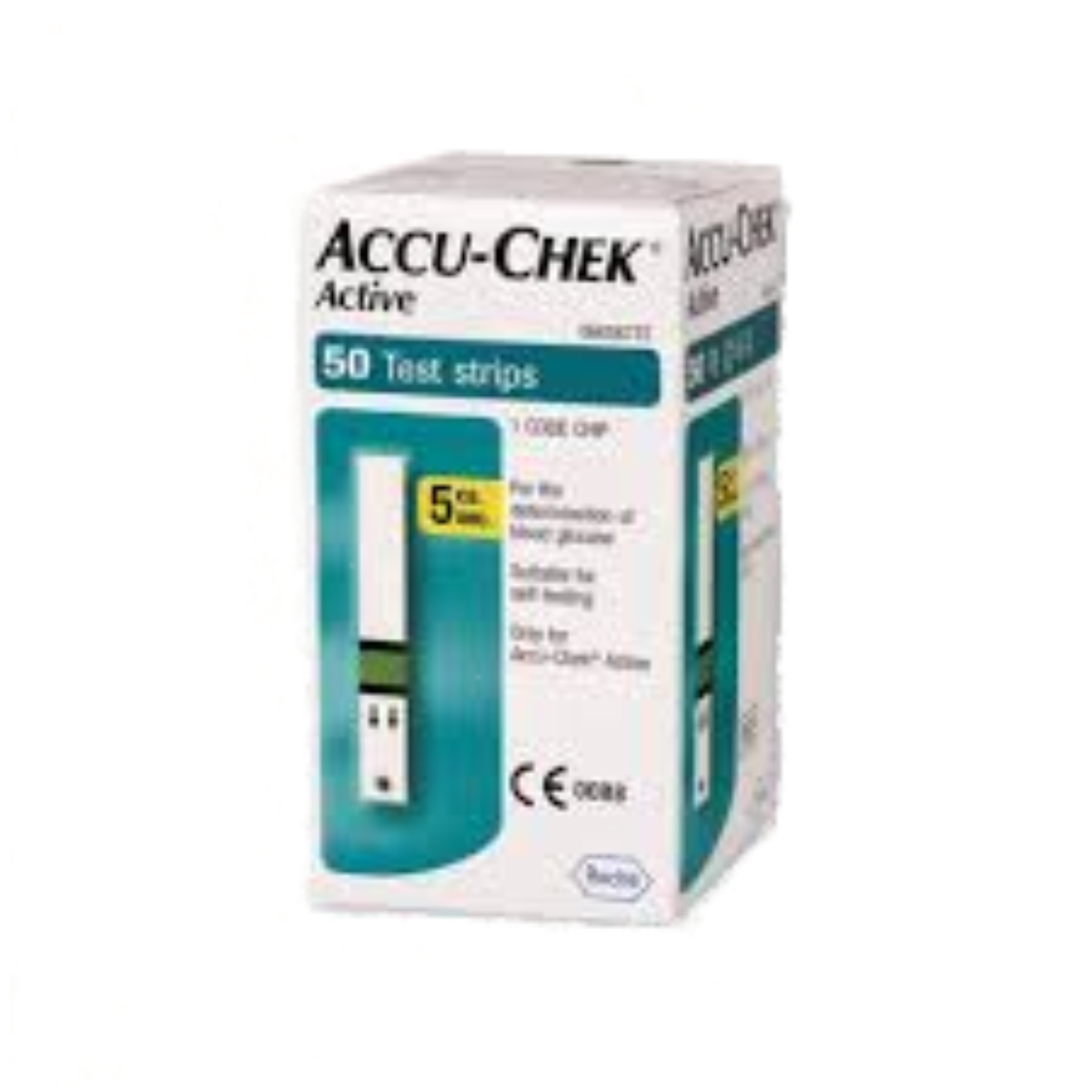 Accu - Chek Active Blood Glucose Test Strips, 50 Strips