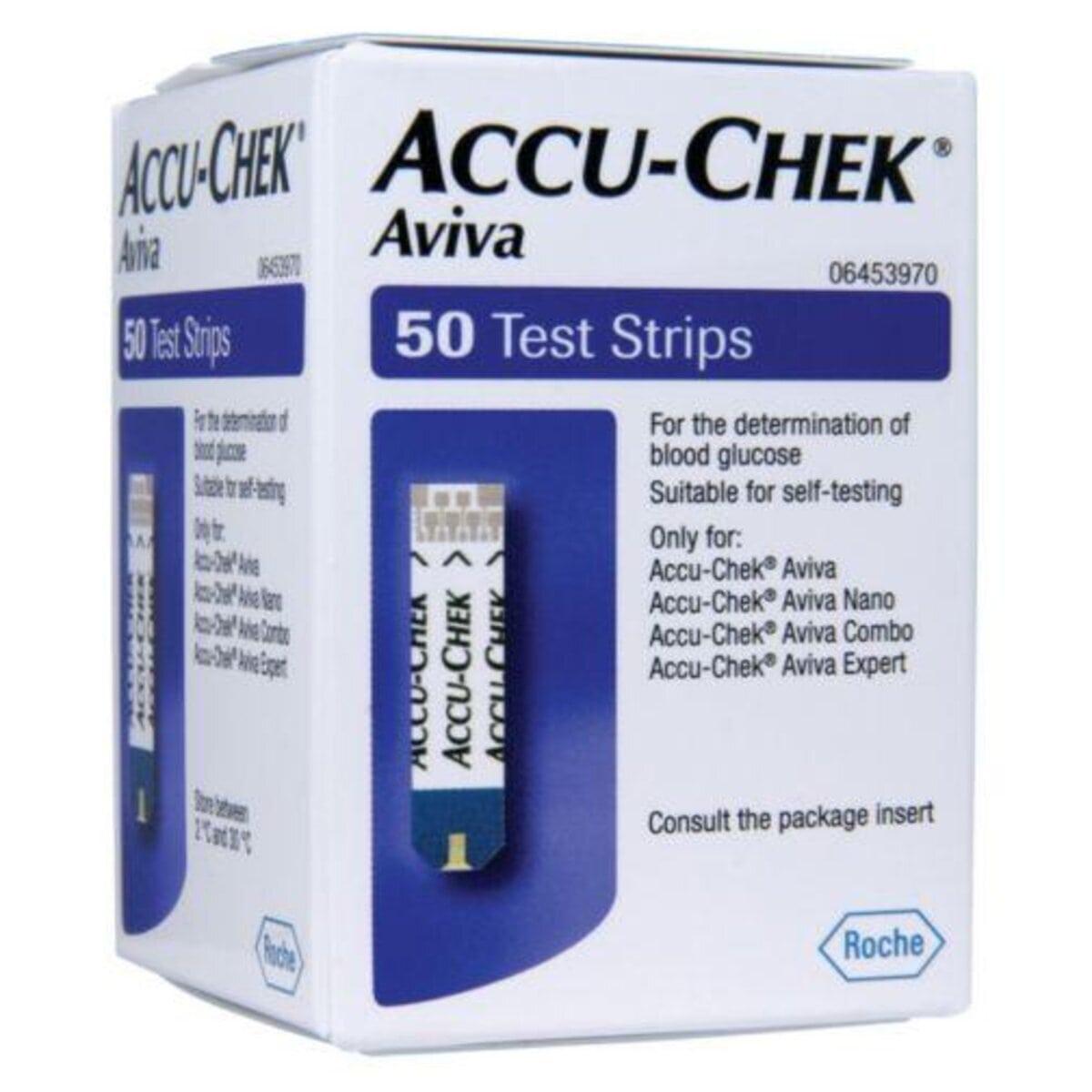 Accu - Chek Aviva Test Strips, 50 Strips