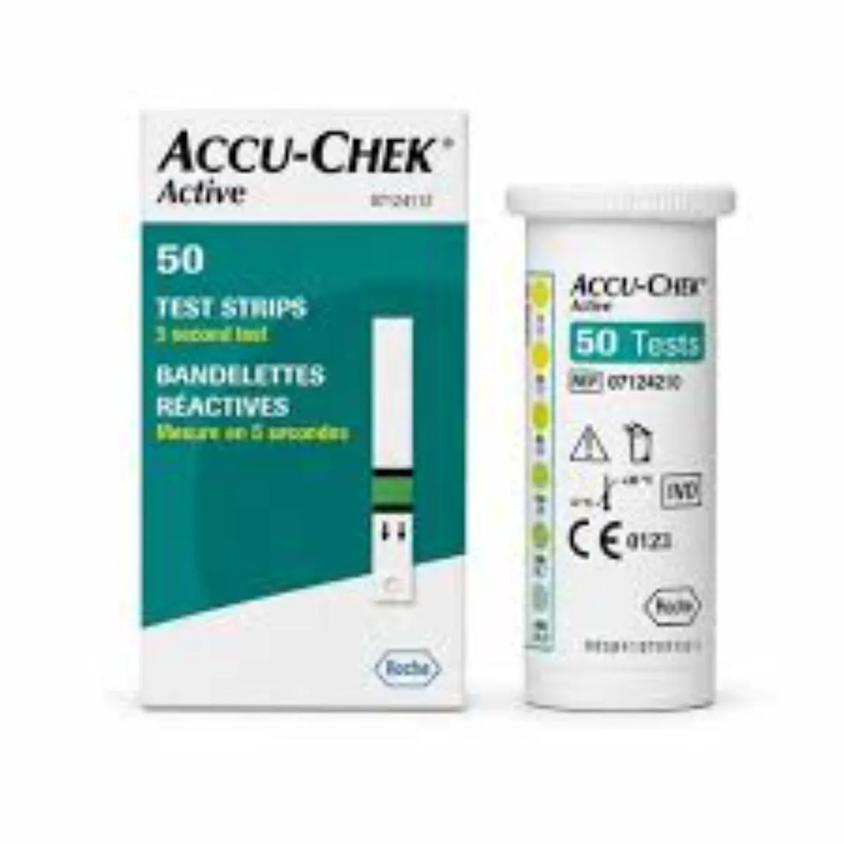 Accu - Chek Instant Blood Glucose Test Strips, 50 Test Strips
