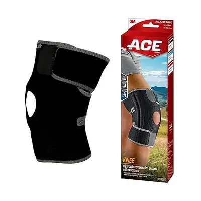 ACE KNEE ADJUSTABLE BRACE SUPPORT WITH SLIDE STABILIZERS
