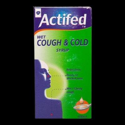Actifed Cold Syrup 100ml Cough