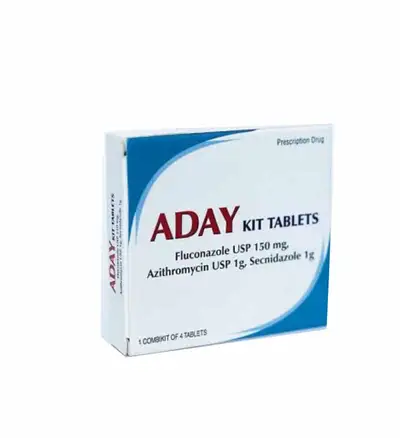 Aday Kit (Azithromycin + Fluconazole + Secnidazole) x4 Tablets