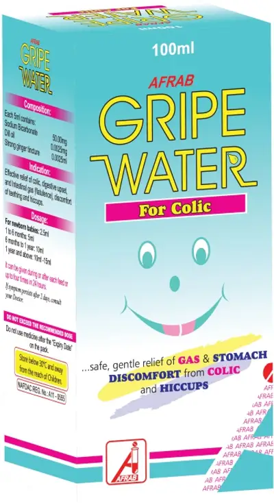Afrab Gripe Water For Colic 100ml