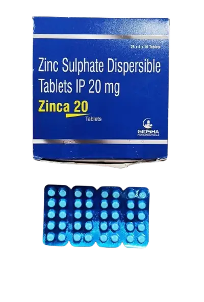 Afrab Zinc 20mg 10 Tablets