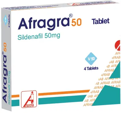 Afragra Sildenafil 50mg 4 Tabs
