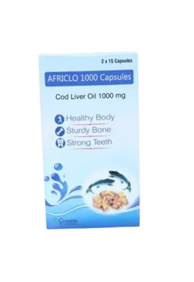 Africure Cod Liver Oil 1000mg - 30 Softgels