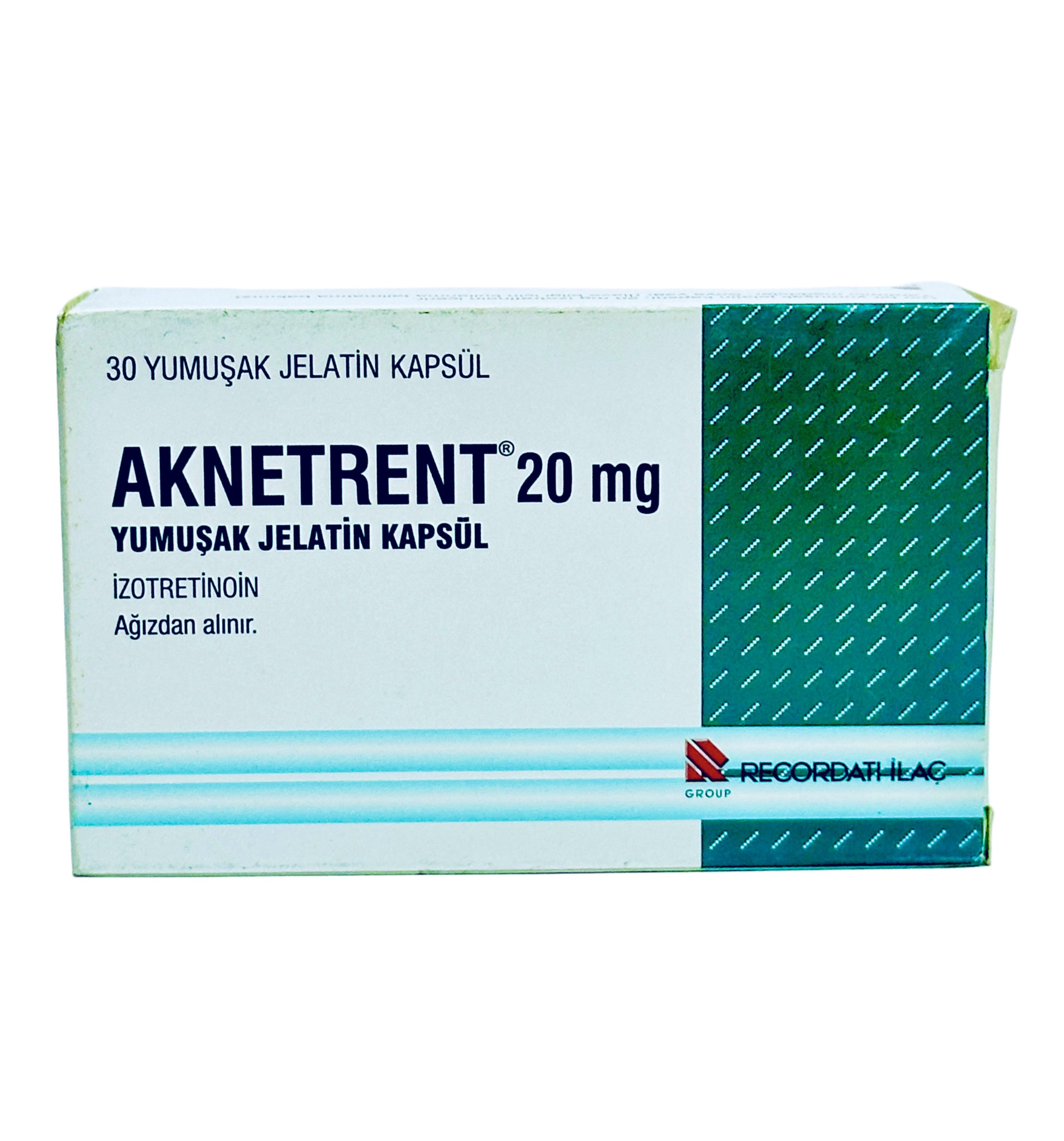 Aknetrent 20mg Capsule (Isotretinoin) x30