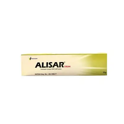 Alisar 0.05%w/w tretinoin cream 30g