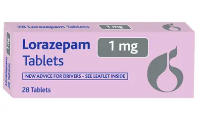 Alissa Healthcare Lorazepam 1mg 28 tablets pack