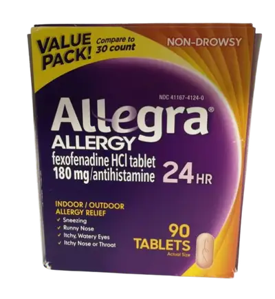 ALLEGRA ALLERGY NON-DROWSY 180MG X 90 TABS