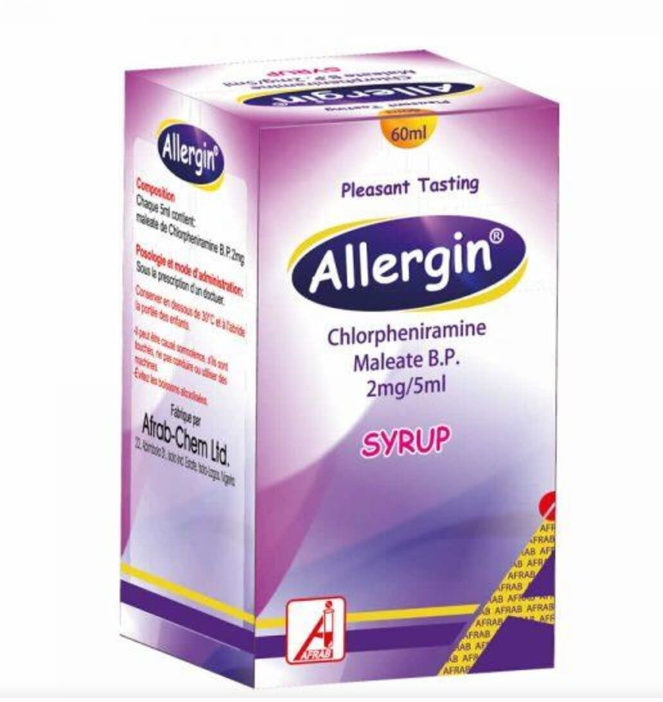 Allergin Syrup 60mls