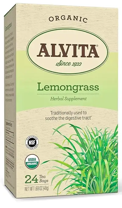 ALVITA LEMONGRASS ORGANIC 24 TEA BAGS