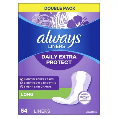 ALWAYS ANTI-BUNCH XTRA PROTECTION X 54 LINERS