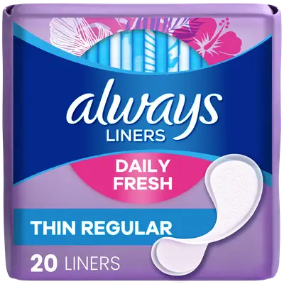 ALWAYS THIN FRESH PANTI LINERS X 20 PCS