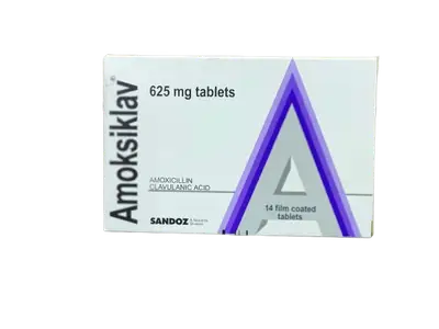 Amoksiklav 625mg 14 tablets pack