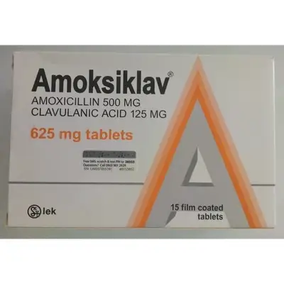 Amoksiklav 625mg 24 tablets pack