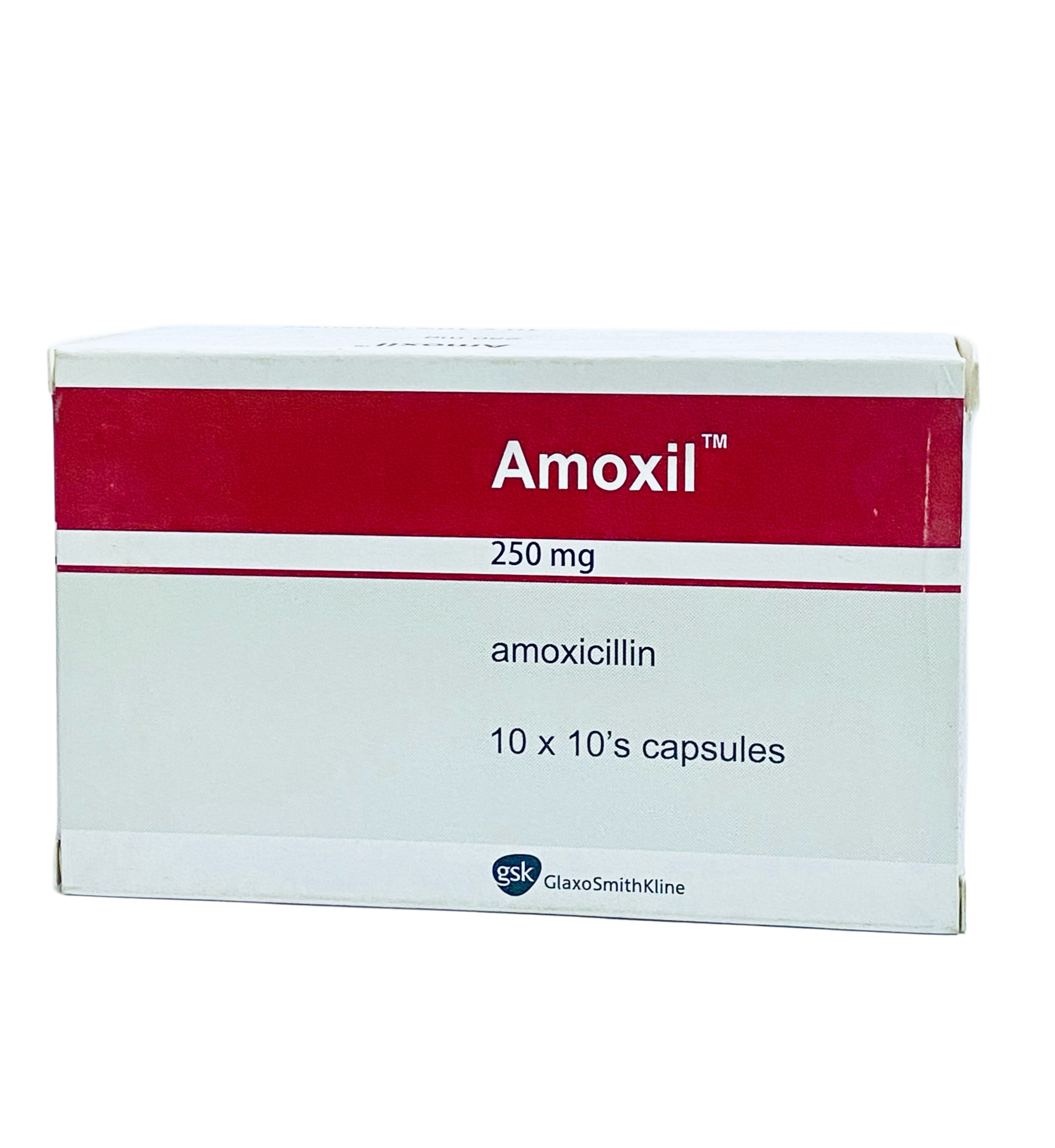 Amoxil Beecham 250mg (Amoxicillin) x100