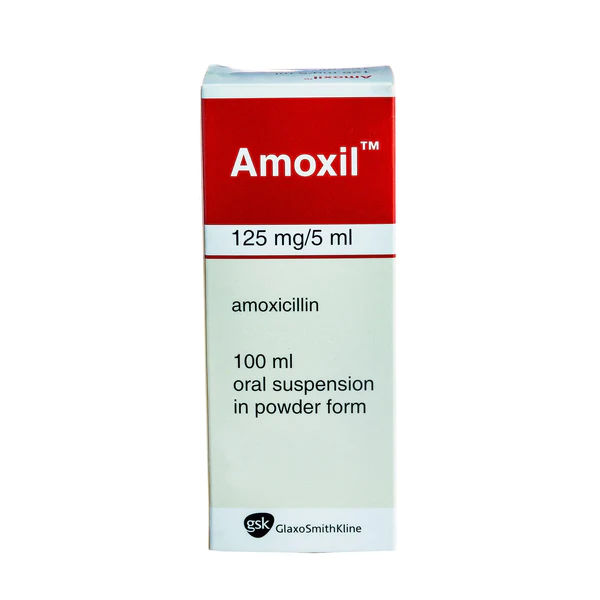Amoxil Suspension (Beecham) 125mg/5ml
