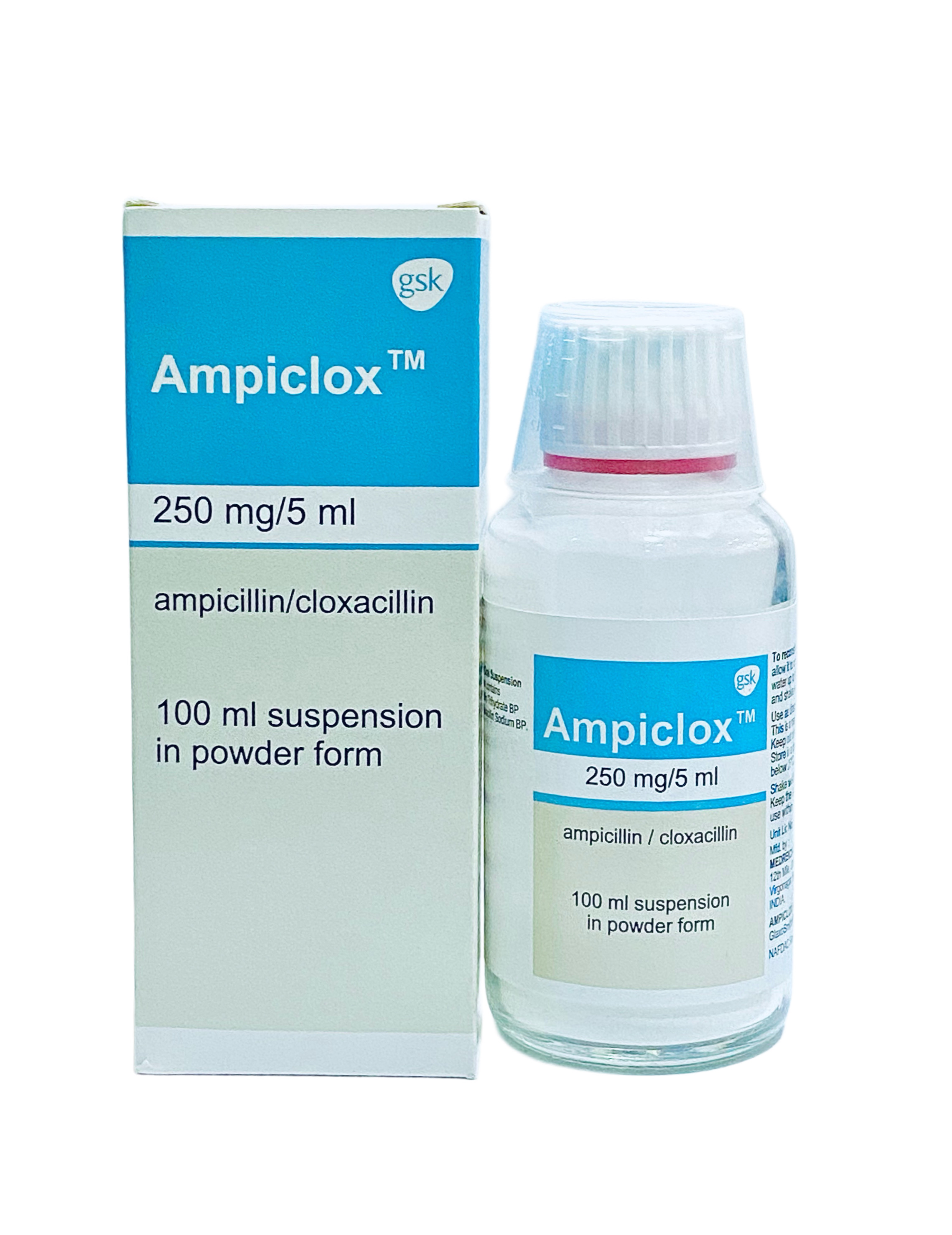 Ampiclox Beecham Suspension 250mg/5ml
