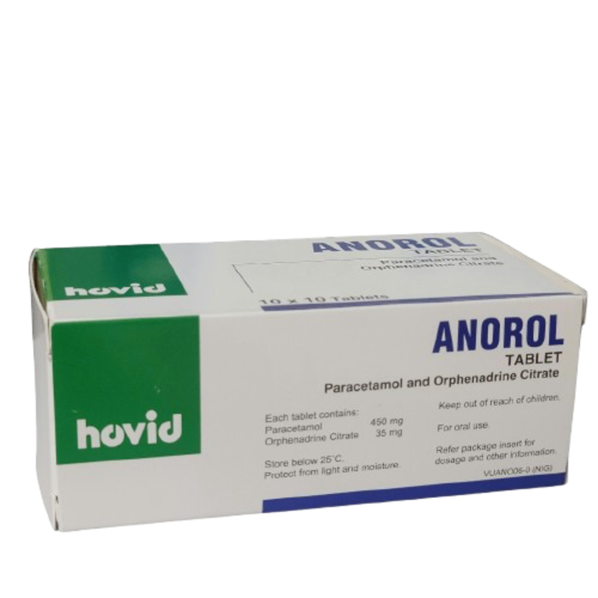 Anorol Per Sachet 450mg /35mg