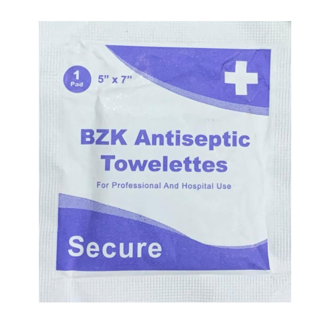 Antiseptic Cleansing Towelettes for First Aid