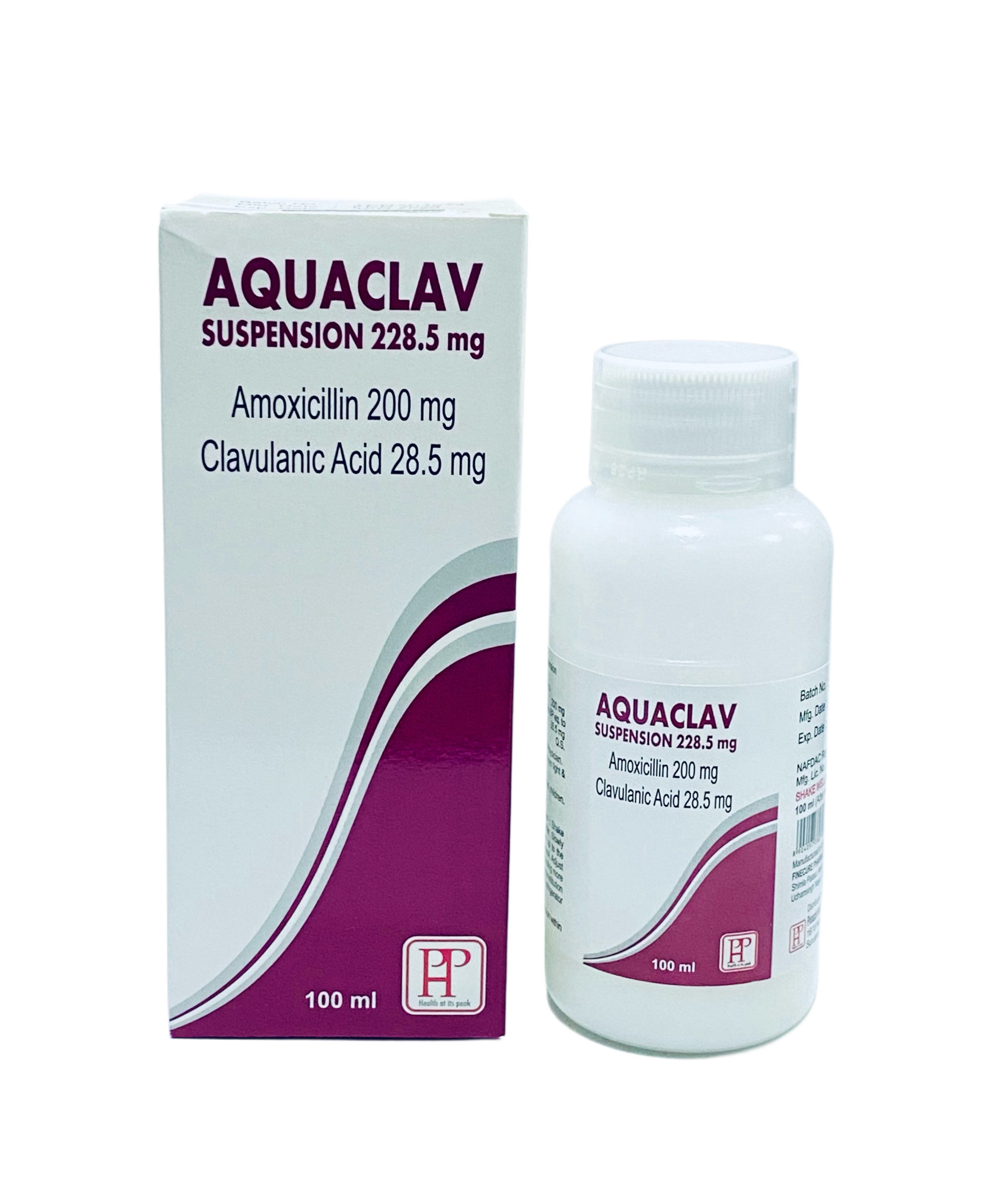 Aquaclav Suspension 228mg x100ml