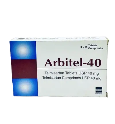 Arbitel-40 Telmisartan 40mg 30 tablets pack