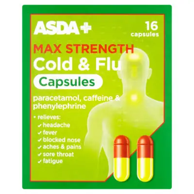 ASDA + MAX STRENGHT COLD/FLU RELIEF