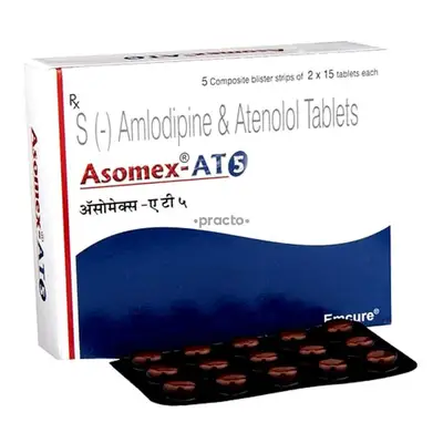 Asomex-AT 5/50mg 30 Tablets