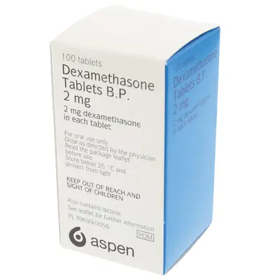 Aspen Dexamethasone 2mg 50 tablets pack