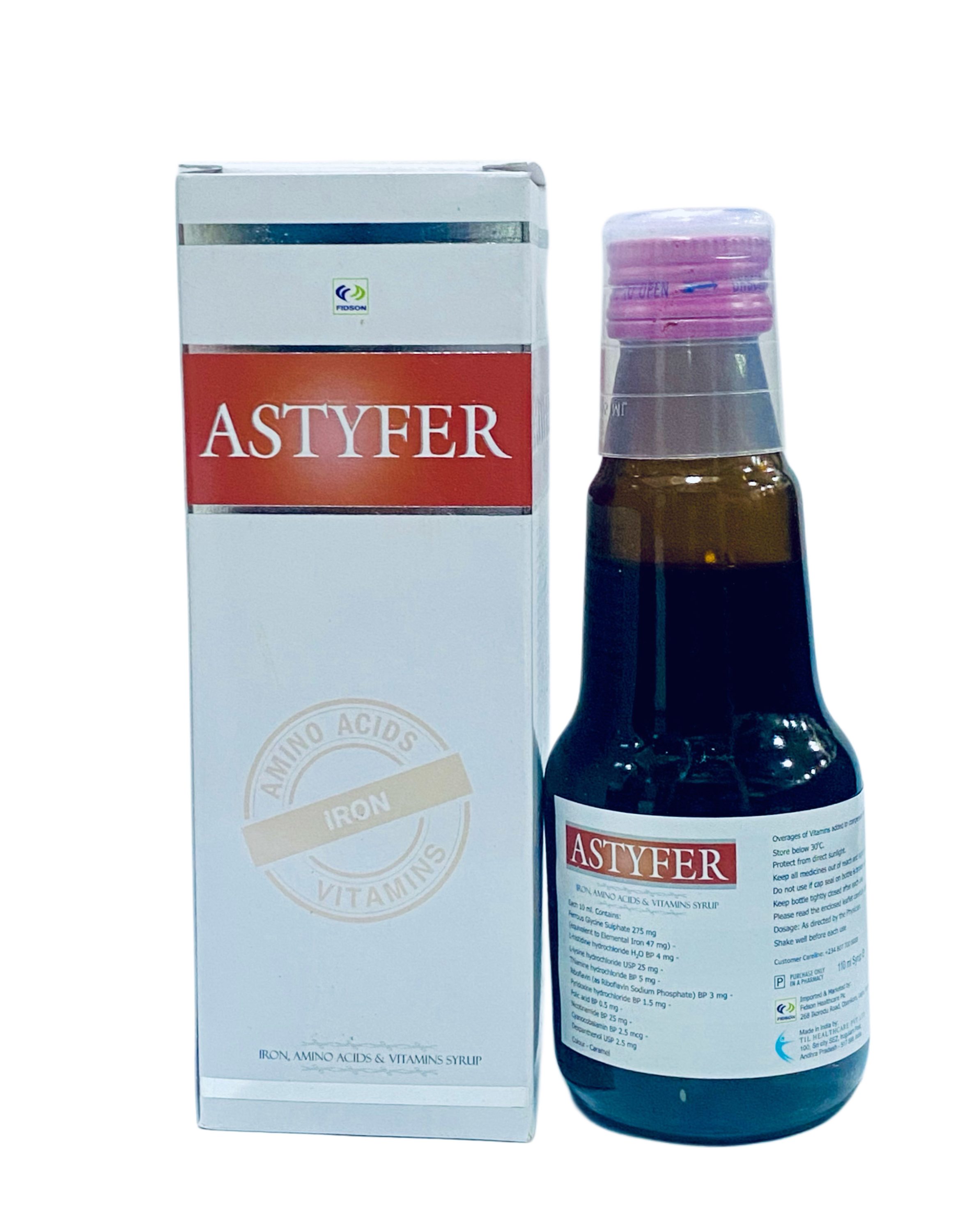 Astyfer Syrup (Amino Acid & Vitamins) x100ml