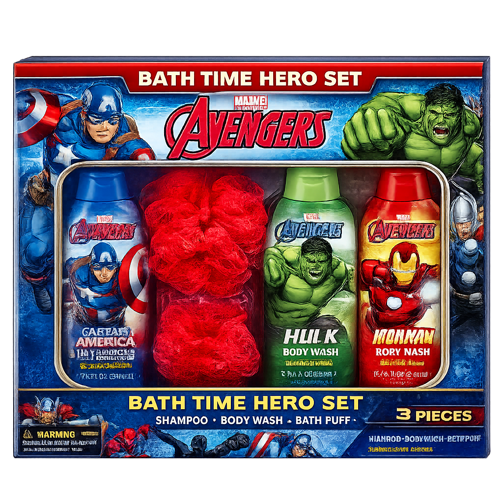 Avengers Bath Time Hero Set