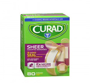 BANDAGES (CURAD SHEER ASSORTED) X 80