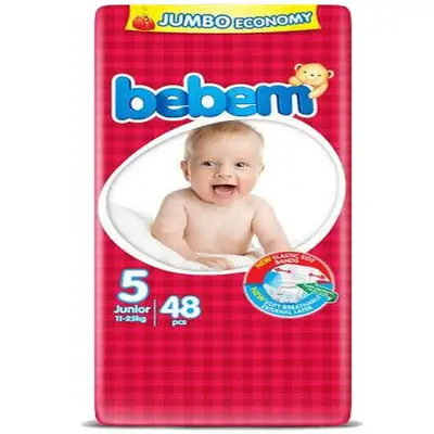 BEBEM JUNIOR 5 JUMBO PACK(48 PCS)