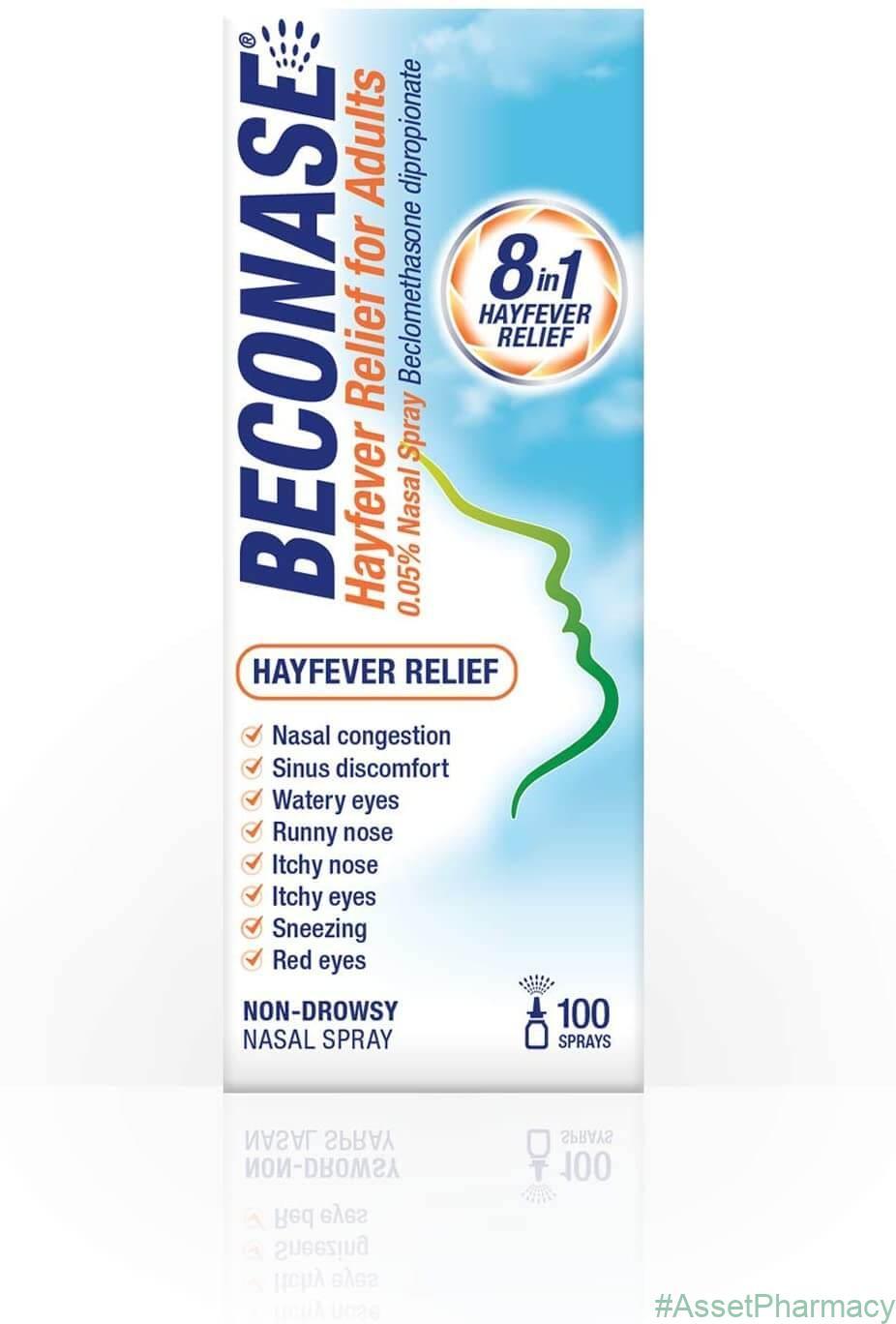 Beconase Hayfever Relief for Adults 0.005% Nasal Spray Non - Drowsy