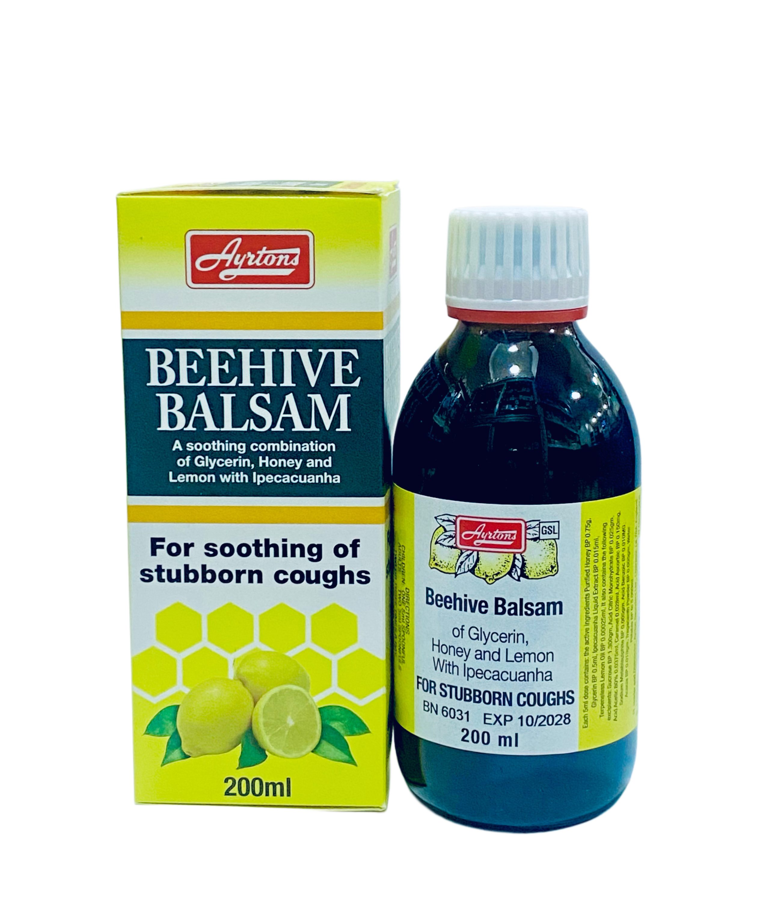 Beehive Balsam Syrup (Stubborn Cough) x200ml