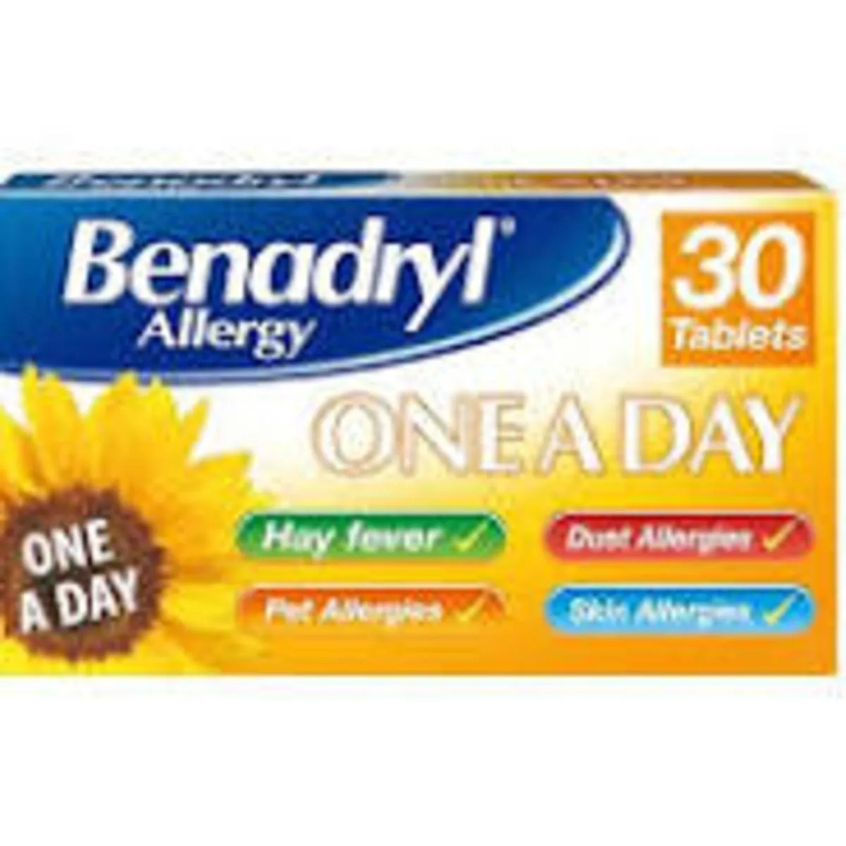 Benadryl Allergy 10mg One A Day, 30 Tablets