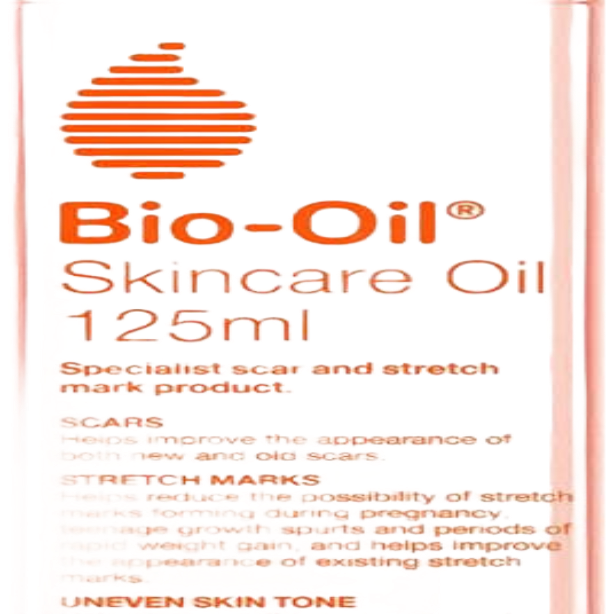 Bio - Oil Skincare Oil - For Scars Stretch Marks And Uneven Skin Tone, 125ml