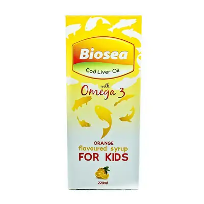 Biosea cod liver oil syrup 220ml