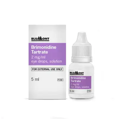 Blumont brimonidine tartrate eye drop