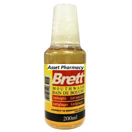 Brett Original Mouthwash 200ml Healthcare