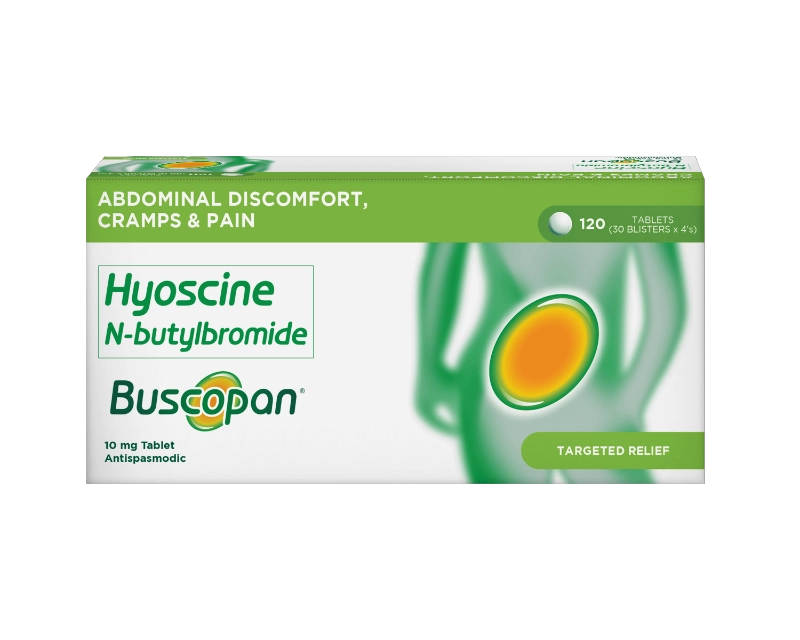 Buscopan (Hyoscine N-Butylbromide) 10mg - 120 Tablets