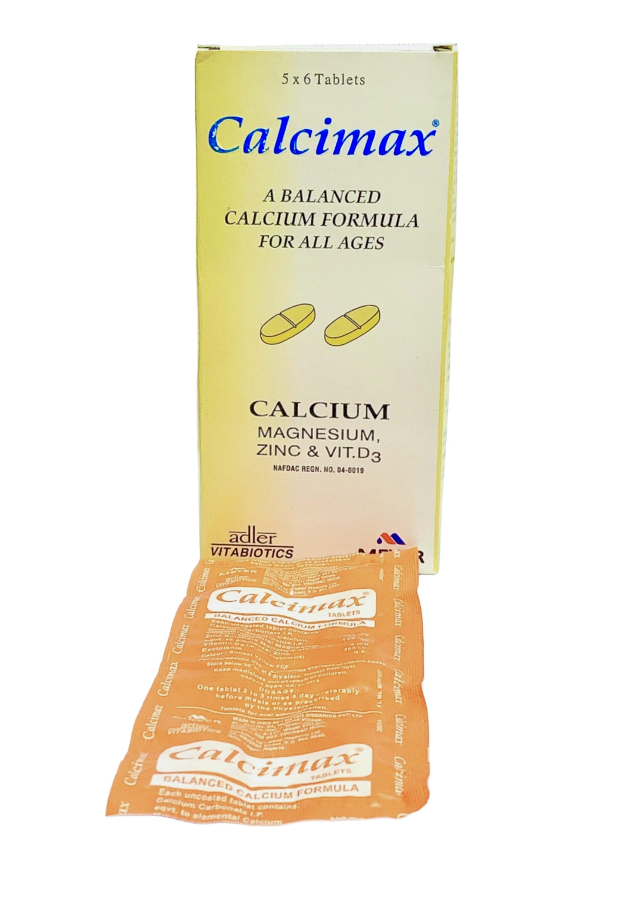 Calcimax Tablet Formula with Zinc x30