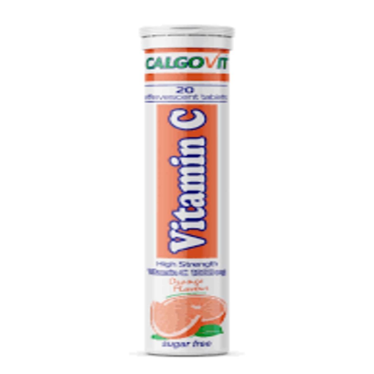 Calgovit Vitamin C 1000mg, 20 Effervescent Tablets