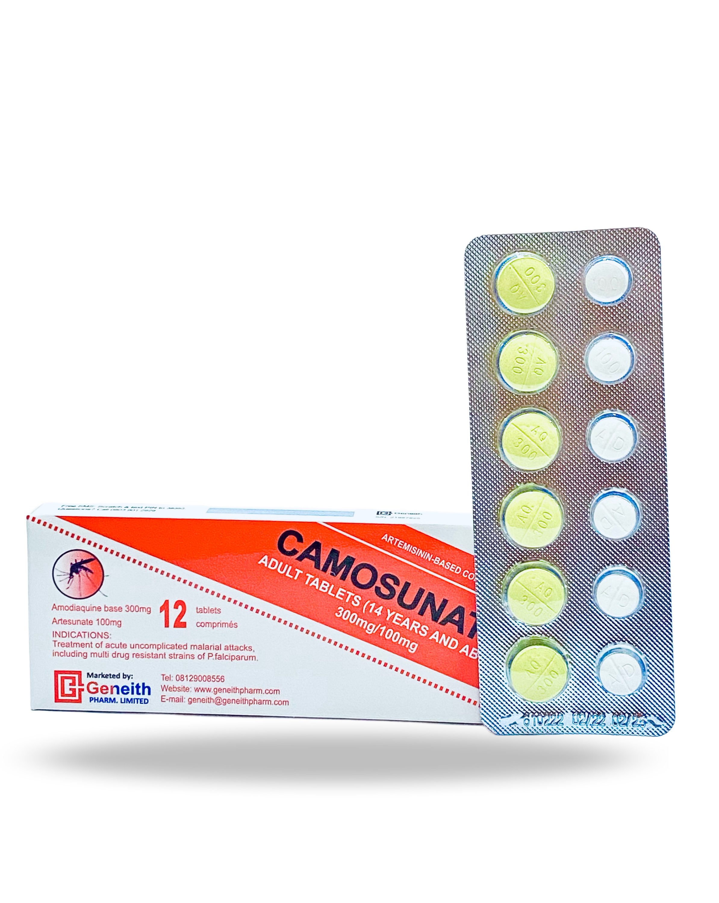 Camosunate Adult Tablet 300mg/100mg x12